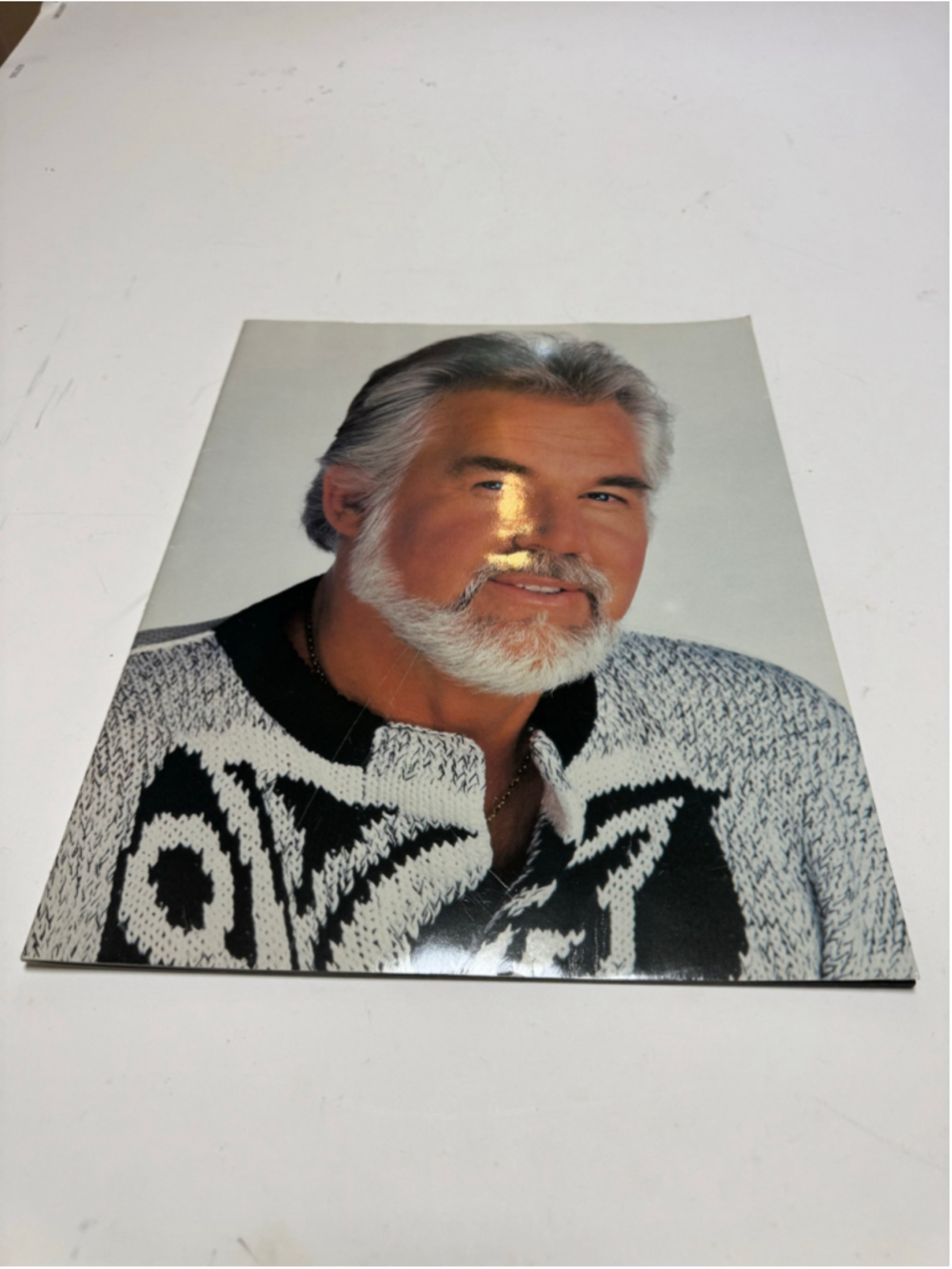 Kenny Rogers 10th Anniversary Tour Vintage Souvenir Program Book 1987